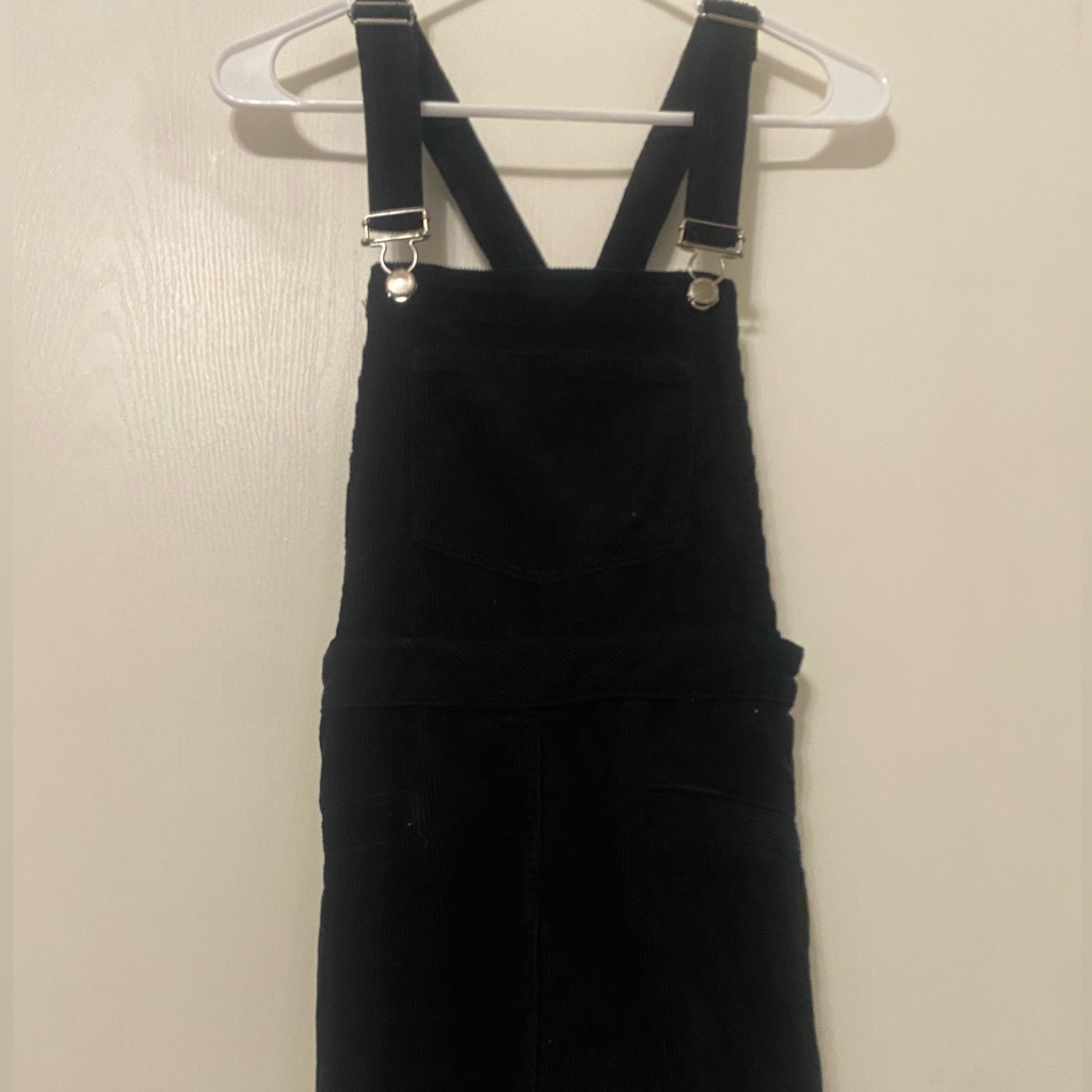 Corduroy Overall Dress Wednesday Adams Goth Divided Brand HM